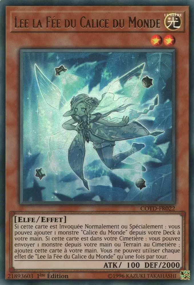 Le Code du Duelliste COTD - Lee la Fée du Calice du Monde