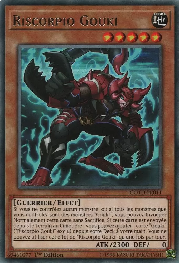 Code of the Duelist COTD - Riscorpio Gouki