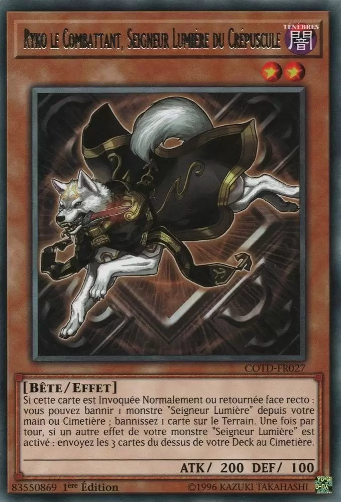 Le Code du Duelliste COTD - Ryko le Combattant, Seigneur Lumière du Crépuscule
