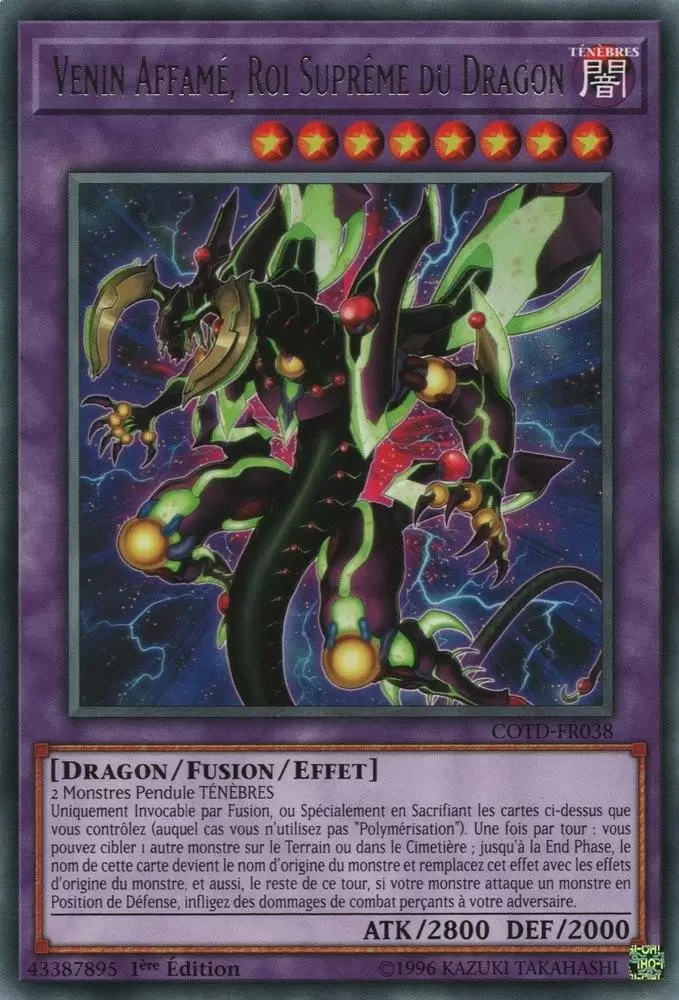 Le Code du Duelliste COTD - Venin Affamé, Roi Suprême du Dragon