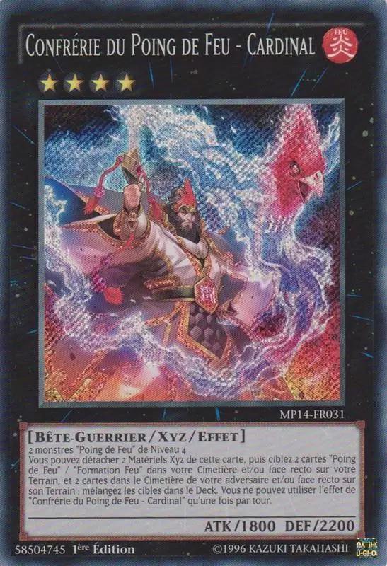 Mega Pack 2014 MP14 - Conférie du Poing de Feu - Cardinal