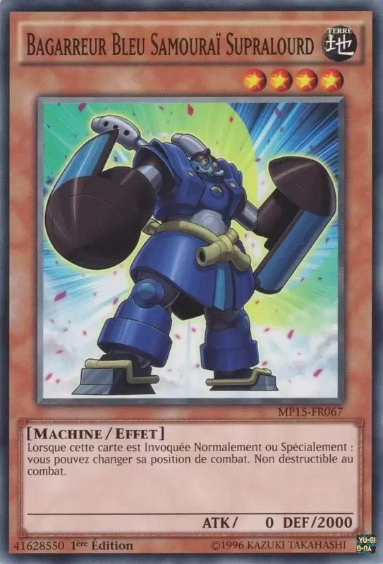 Mega Pack 2015 MP15 - Bagarreur Bleu Samouraï Supralourd