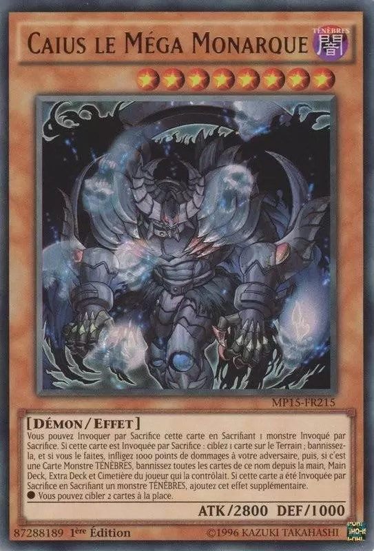 Mega Pack 2015 MP15 - Caius le Méga Monarque