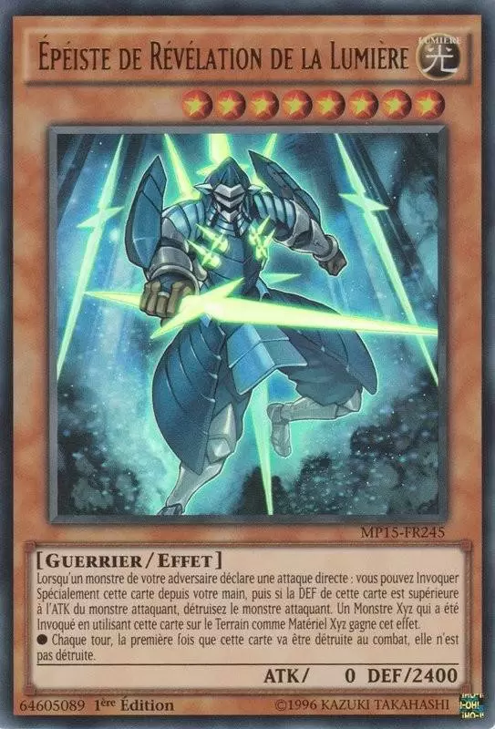 Mega Pack 2015 MP15 - Epéiste de Révélation de la Lumière