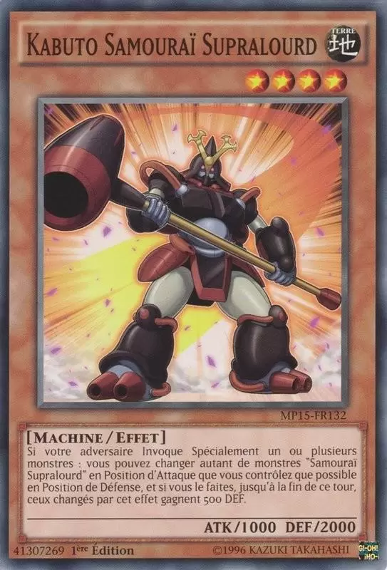 Mega Pack 2015 MP15 - Kabuto Samouraï Supralourd