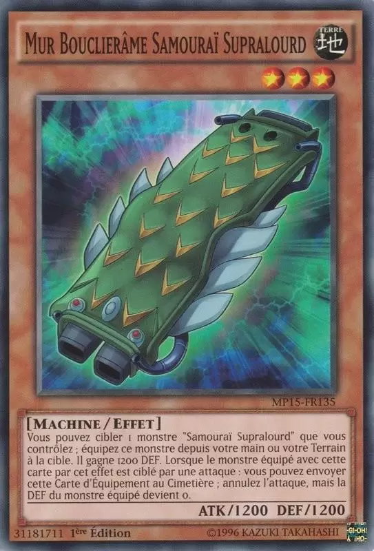 Mega Pack 2015 MP15 - Mur Bouclierâme Samouraï Supralourd