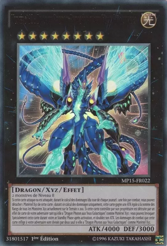 Mega Pack 2015 MP15 - Numéro 62 : Dragon Photon Primordial aux Yeux Galactiques