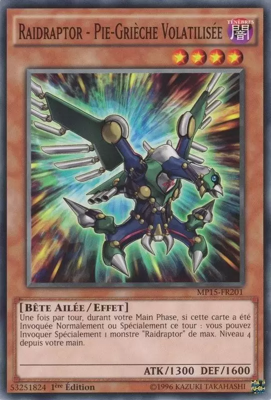 Mega Pack 2015 MP15 - Raidraptor - Pie-Grièche Volatilisée