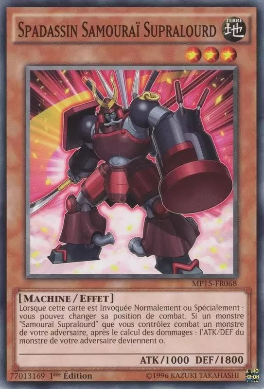 Mega Pack 2015 MP15 - Spadassin Samouraï Supralourd