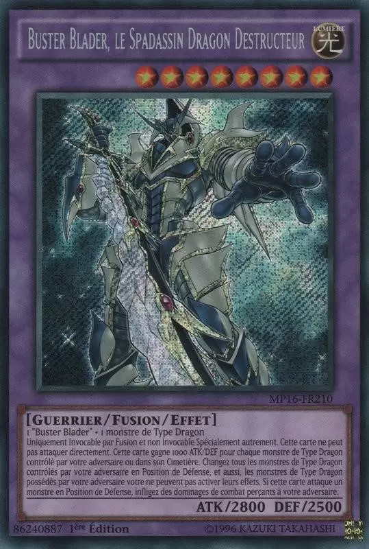 Mega Pack 2016 MP16 - Buster Blader, le Spadassin Dragon Destructeur