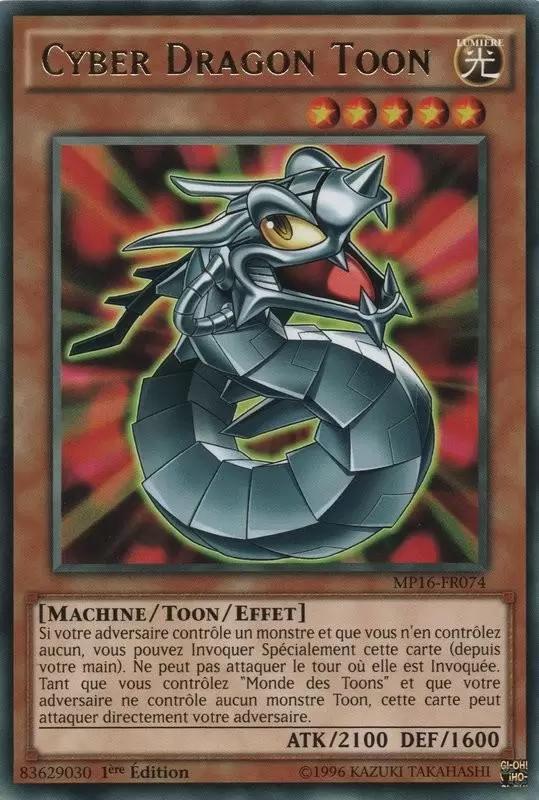 Mega Pack 2016 MP16 - Cyber Dragon Toon