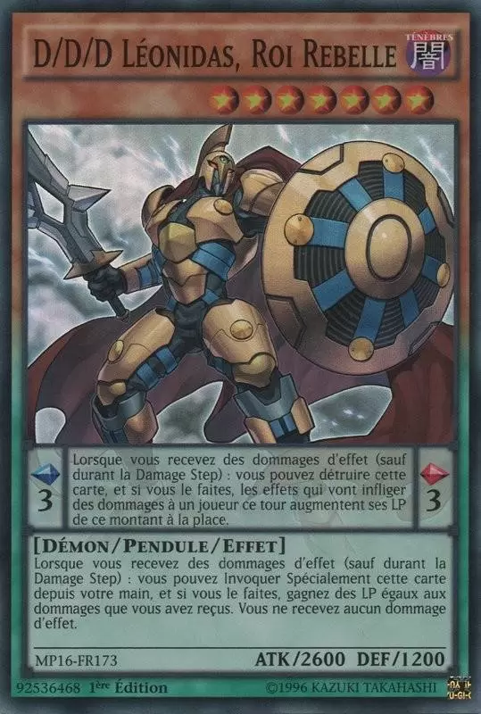 Mega Pack 2016 MP16 - D/D/D Léonidas, Roi Rebelle