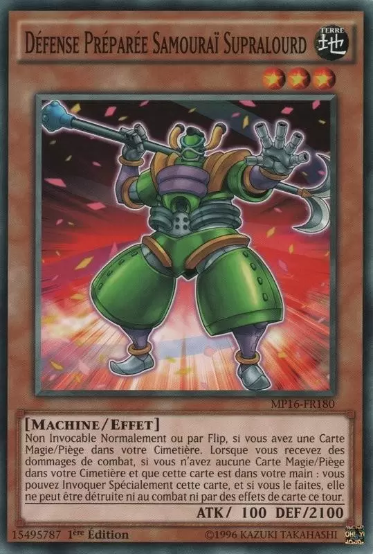 Mega Pack 2016 MP16 - Défense Préparée Samouraï Supralourd