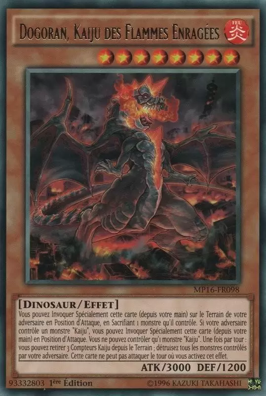 Mega Pack 2016 MP16 - Dogoran, Kaiju des Flammes Enragées
