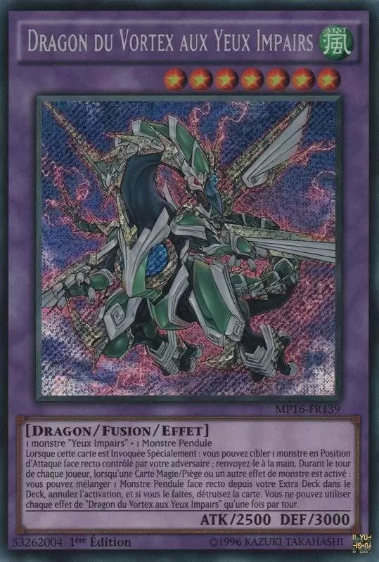 Mega Pack 2016 MP16 - Dragon du Vortex aux Yeux Impairs