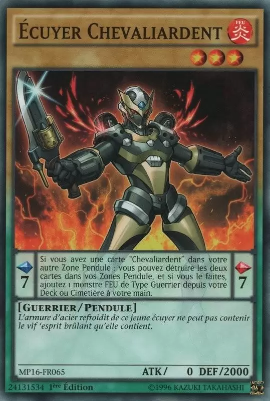 Mega Pack 2016 MP16 - Écuyer Chevaliardent
