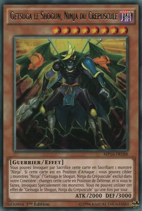 Mega Pack 2016 MP16 - Getsuga le Shogun, Ninja du Crépuscule