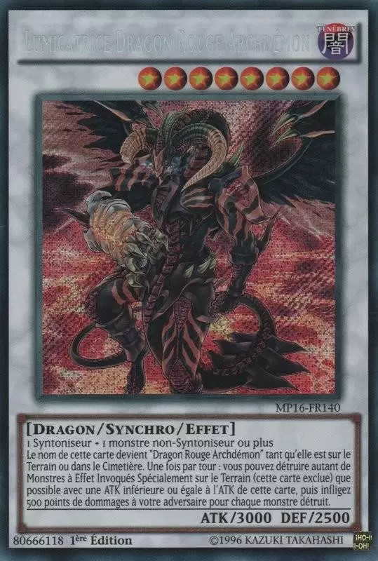 Mega Pack 2016 MP16 - Lumicatrice Dragon Rouge Archdémon