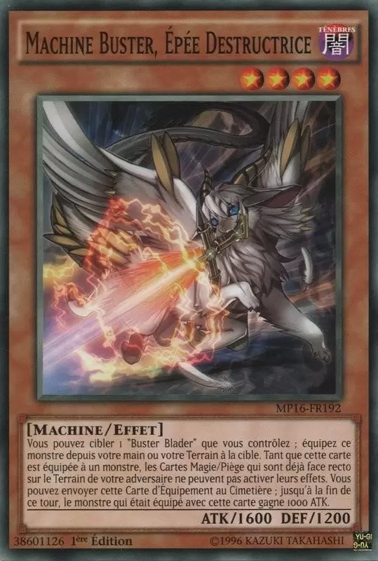 Mega Pack 2016 MP16 - Machine Buster, Épée Destructrice