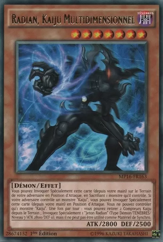Mega Pack 2016 MP16 - Radian, Kaiju Multidimensionnel