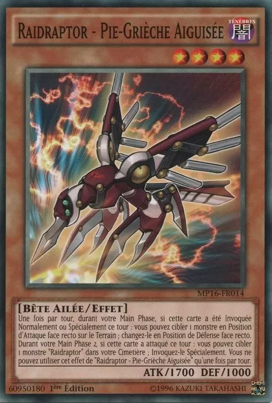 Mega Pack 2016 MP16 - Raidraptor - Pie-Grièche Aiguisée