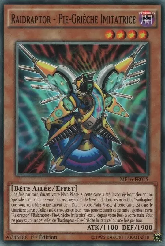 Mega Pack 2016 MP16 - Raidraptor - Pie-Grièche Imitatrice