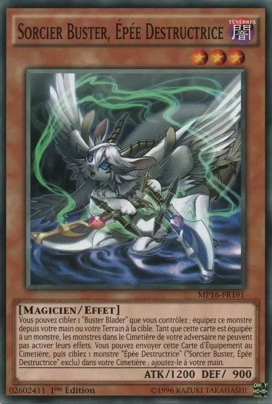 Mega Pack 2016 MP16 - Sorcier Buster, Épée Destructrice
