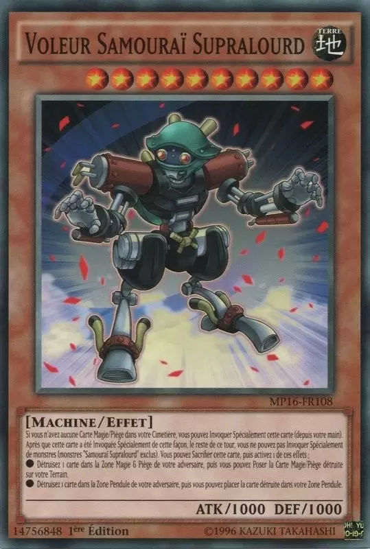 Mega Pack 2016 MP16 - Voleur Samouraï Supralourd