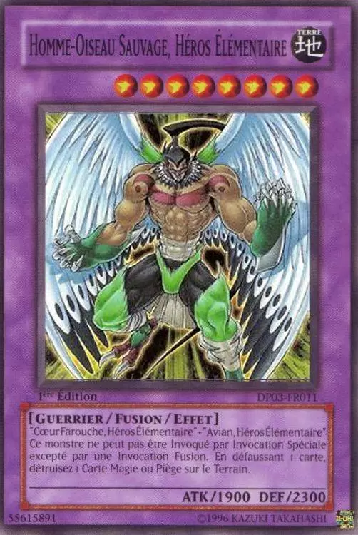 Pack du Duelliste Jaden Yuki 2 DP03 - Homme-Oiseau Sauvage, Héros Elémentaire