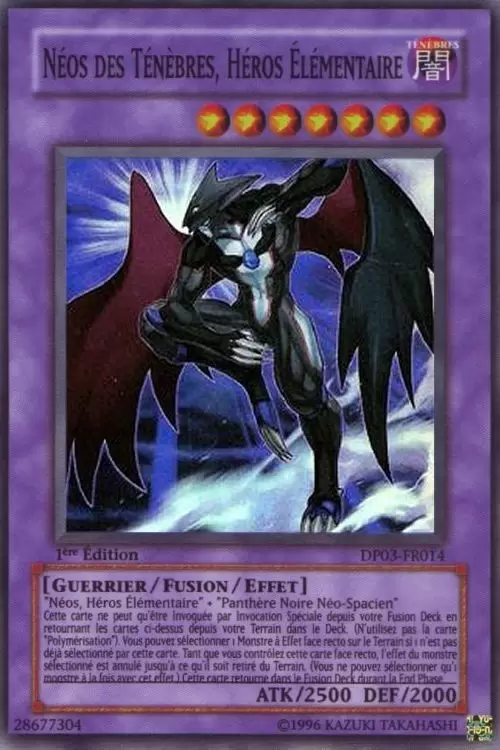 Pack du Duelliste Jaden Yuki 2 DP03 - Néos des Ténèbres, Héros Elémentaire