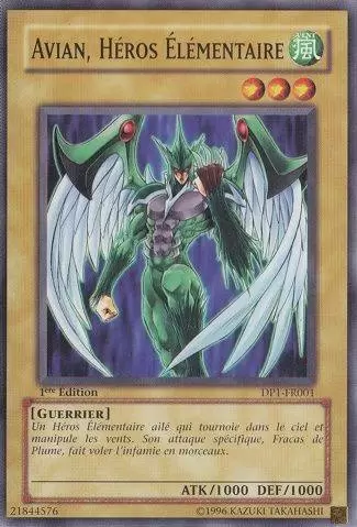 Pack du Duelliste Jaden Yuki DP1 - Avian, Héros Elémentaire