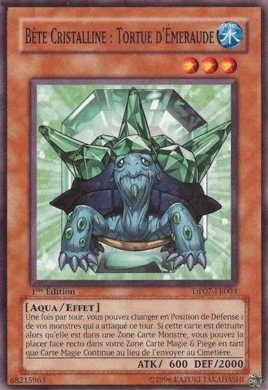 Pack du Duelliste Jessie Anderson DP07 - Bête Cristalline : Tortue d\'Emeraude