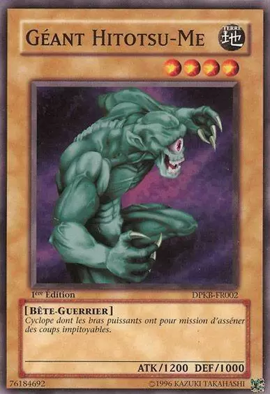 Pack du Duelliste Kaiba DPKB - Géant Hitotsu-Me