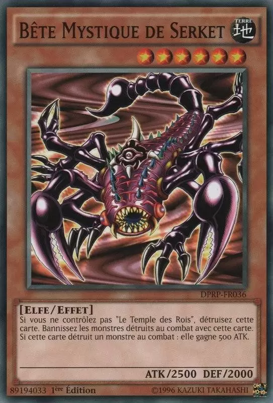 Pack Du Duelliste Les Rivaux Du Pharaon DPRP - Bête Mystique De Serket