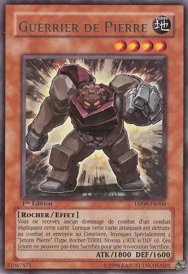 Pack du Duelliste Yusei 2 DP09 - Guerrier de Pierre