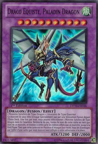 Pack du Duelliste Yusei 3 DP10 - Draco Equiste, Paladin Dragon