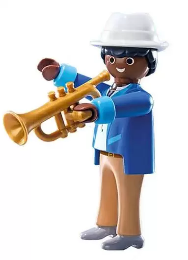 Playmobil Figures Série 12 - Le trompettiste de Jazz