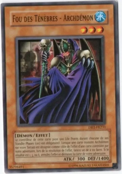 Sombre Révélation Volume 1 DR1 - Fou des Ténèbres - Archdémon