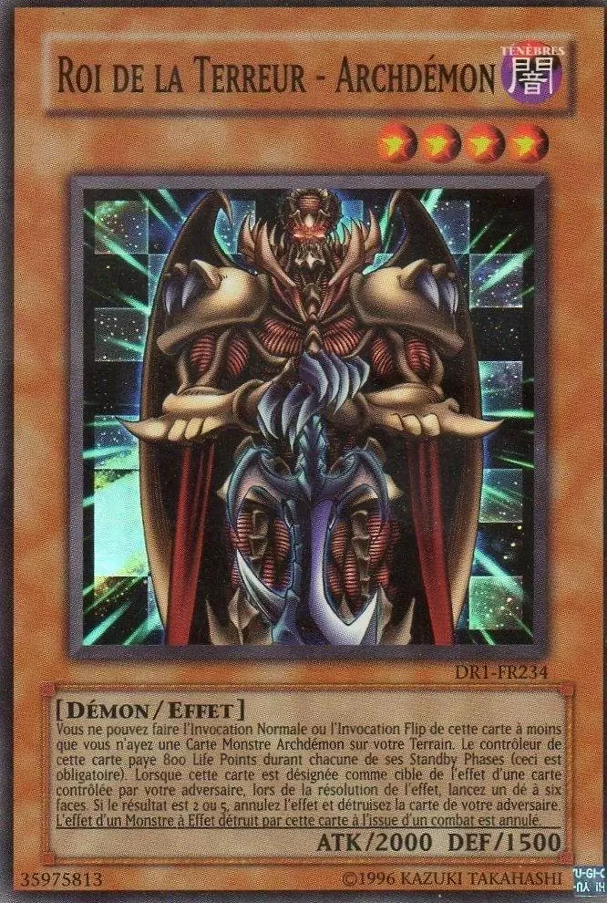 Sombre Révélation Volume 1 DR1 - Roi de la Terreur - Archdémon