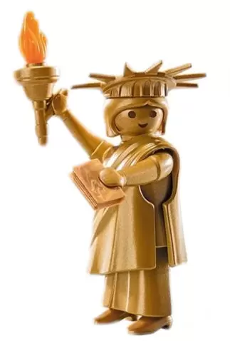 Playmobil Figures Série 12 - La statue de la liberté dorée