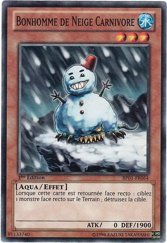 Battle Pack l\'Aube Epique BP01 - Bonhomme de Neige Carnivore