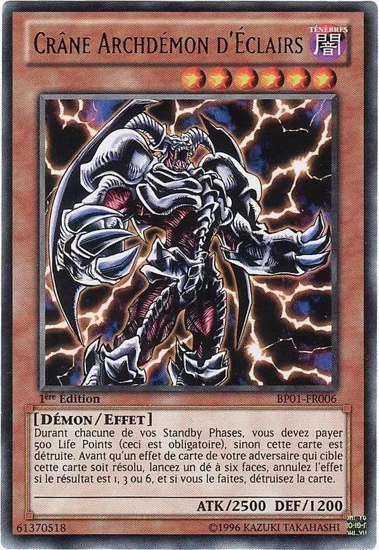 Battle Pack l\'Aube Epique BP01 - Crâne Archdémon d\'Éclairs
