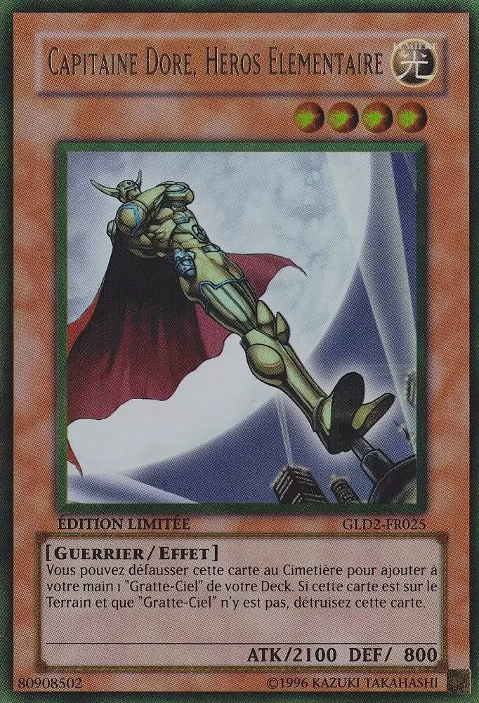 Collection Gold 2 GLD2 - Capitaine Doré, Héros Élémentaire