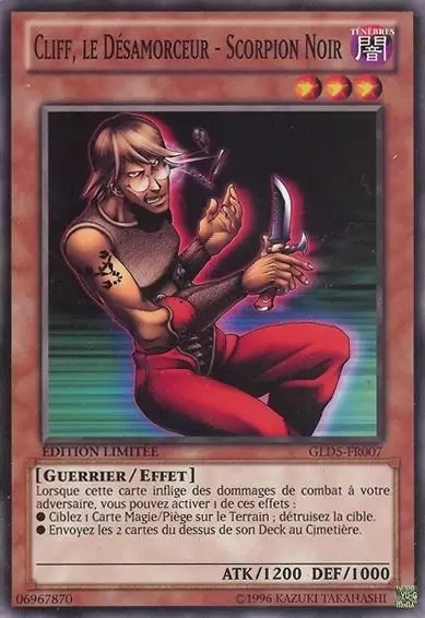 Collection Gold - La Mine Hantée GLD5 - Cliff, le Désarmorceur - Scorpion Noir