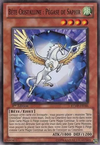 Méga-Pack Jaune Râ RYMP - Bête Cristalline : Pégase de Saphir