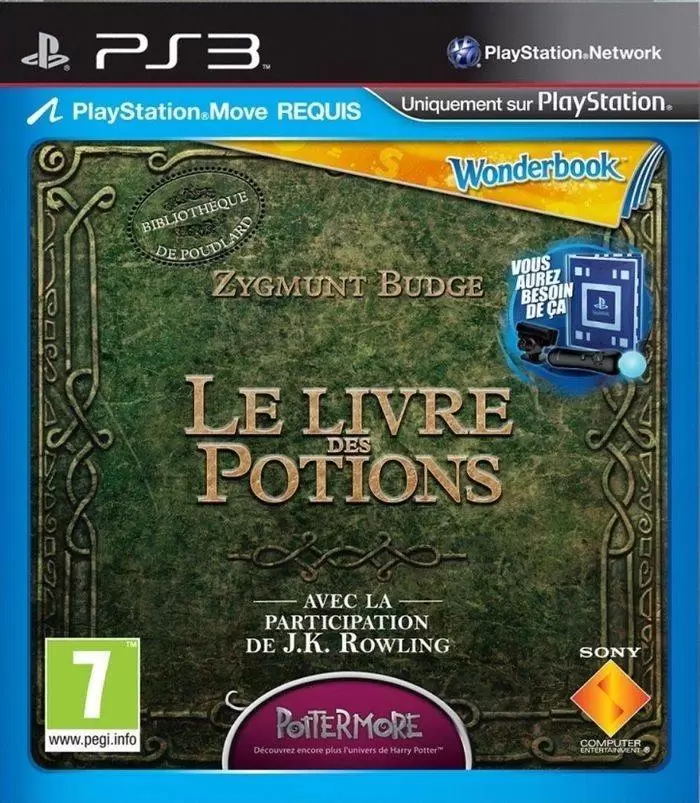 Jeux PS3 - Wonderbook : livre des potions