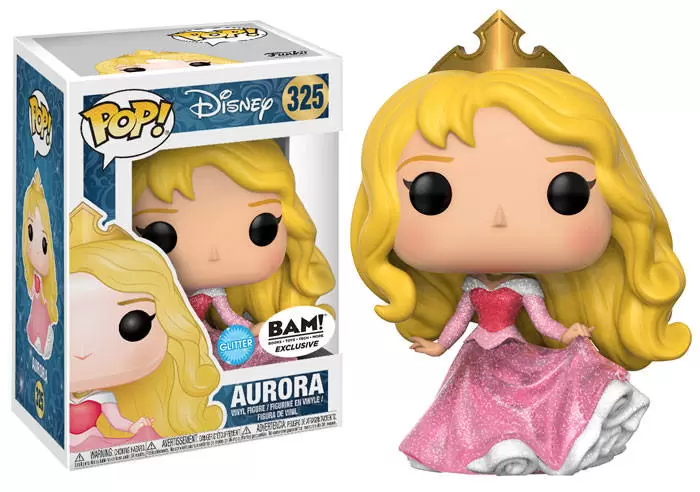 POP! Disney - The Sleeping Beauty - Aurora Pink Dress Glitter