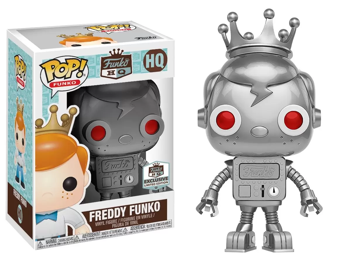 POP! Funko - Freddy Funko Silver Robot
