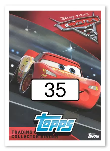 Cartes TOPPS Cars 3 - Carte n°35