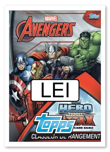Topps Hero Attax: Marvel - Avengers - Carte LEI